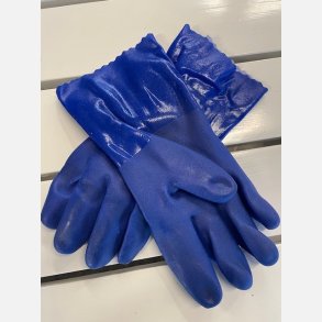 Gummihandsker fiskeri bl