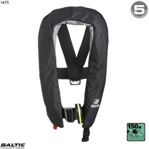 Baltic Breeze oppustelig redningsvest m/harness