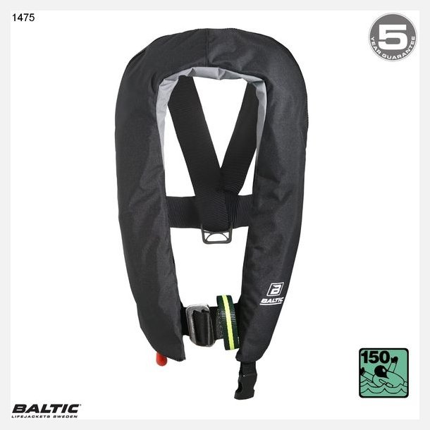 Baltic Breeze oppustelig redningsvest m/harness