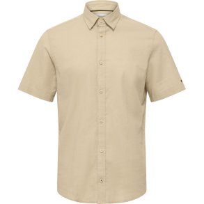 REDGREEN Asger kortrmet skjorte Sandfarvet