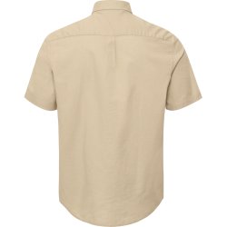 REDGREEN Asger kortrmet skjorte Sandfarvet