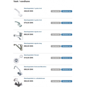 Vask / vandhane