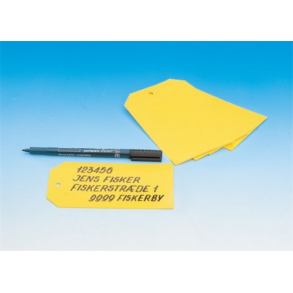 Gule fiskerimrker, 6 stk.